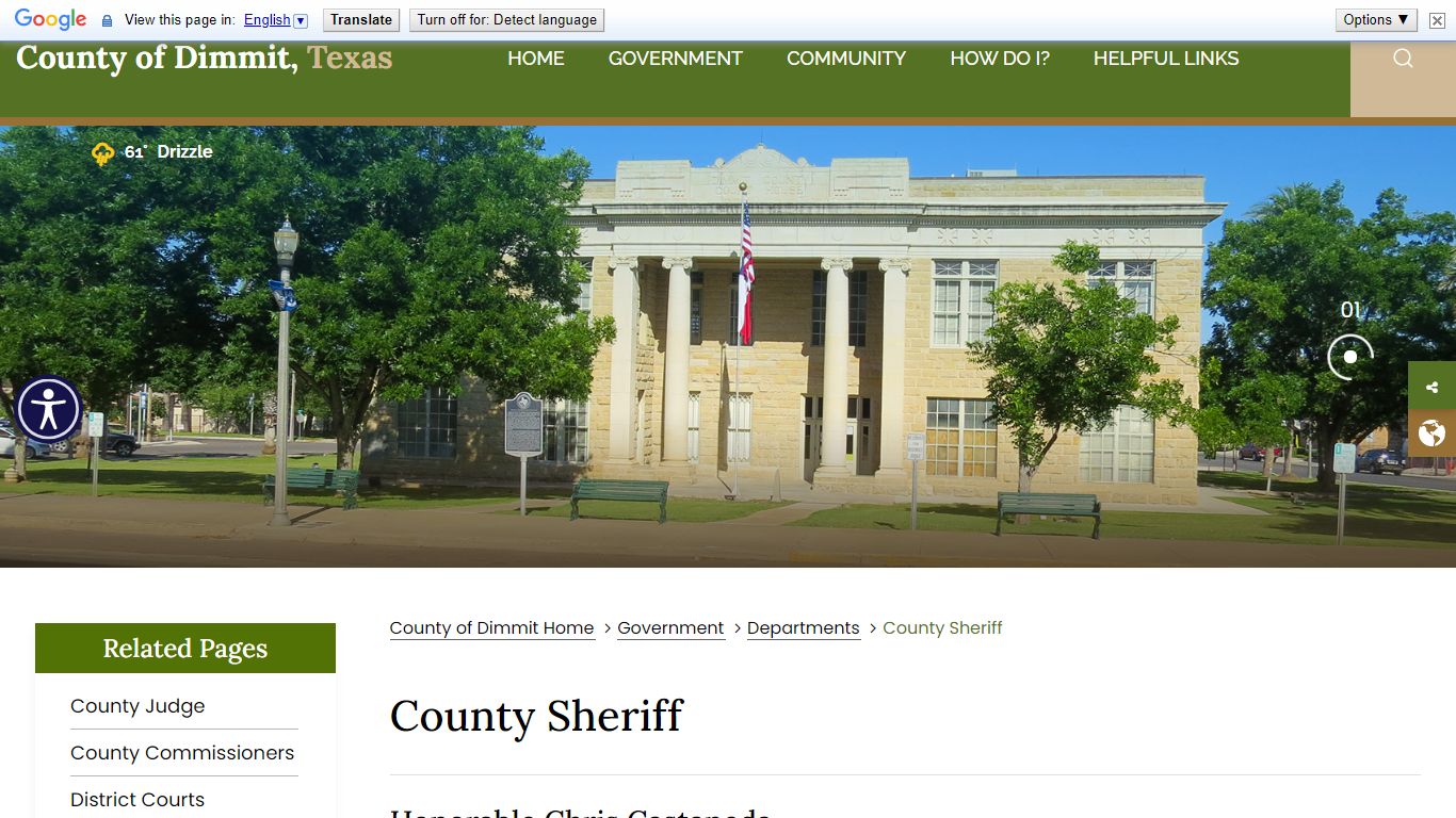 County Sheriff - Dimmit, TX